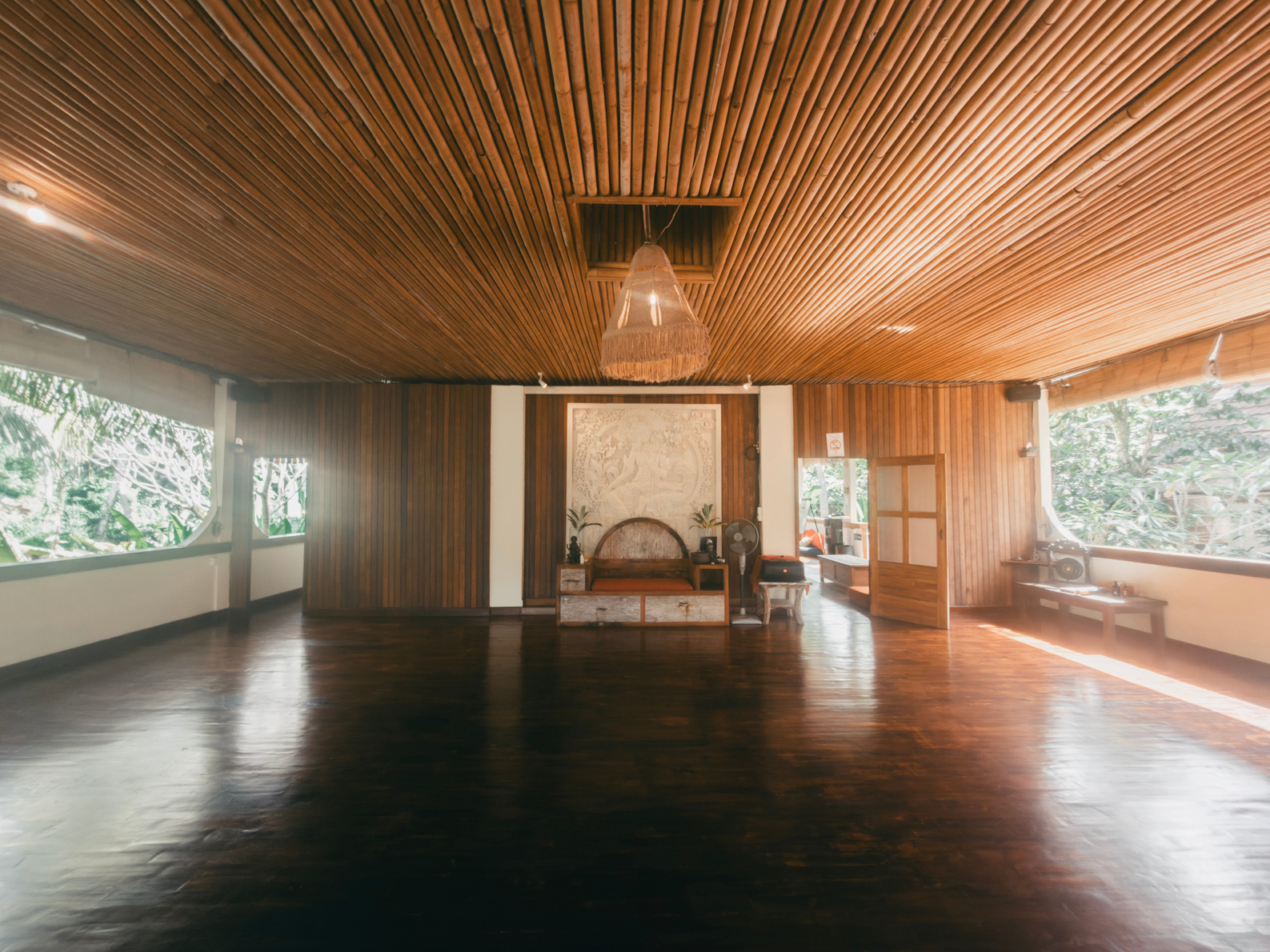 Dhyana Hall lounge area