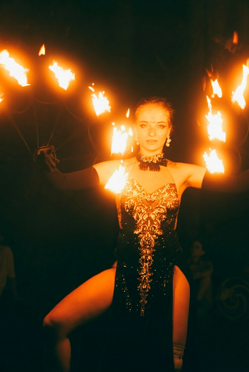 Exotic Fire Dance